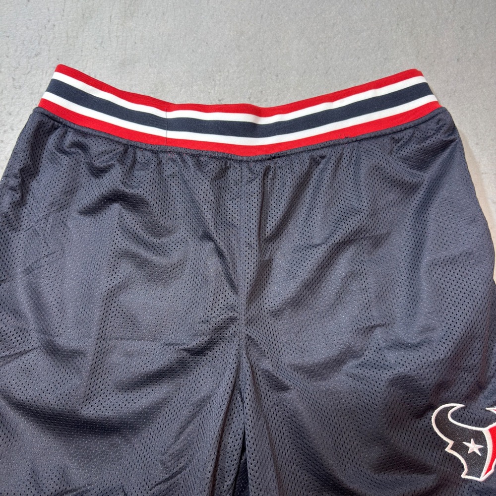 Ultra Game Houston Texans Shorts Mens Medium Navy Blue Good NFL Mesh Basketball